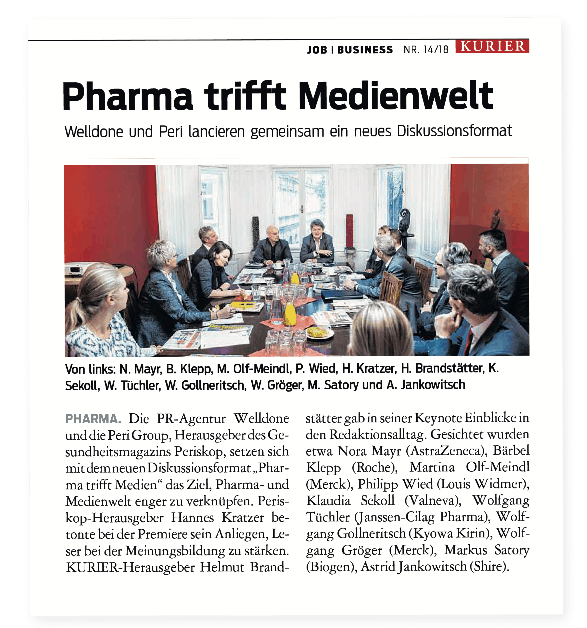 pharma trifft medien kurier