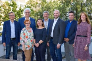 v.l.: Marc-Oliver Rauch, Angelika Widhalm, Andreas Huss, Alexandra Lazic-Peric, Erwin Rebhandl, Christopher Drescher-Schachl, Christian Rosker, Romana Dungl